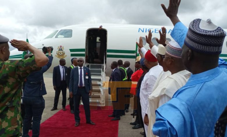 President Bola Tinubu departs Nigeria for France