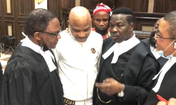 Nnamdi Kanu Risks Two Possible Judgments, What May Likely Happen To IPOB Leader