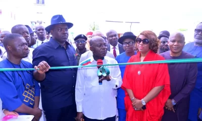 Gov Otti flags off 3.5km six-lane road, inaugurates 2 specialist hospitals