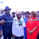 Gov Otti flags off 3.5km six-lane road, inaugurates 2 specialist hospitals