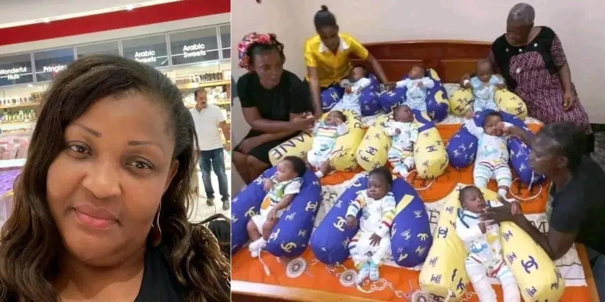 Controversy trails Nigerian woman over birth of nine babies at ago without surgery