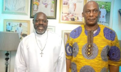 Shepherd Aso with Prophet Evans