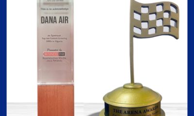 Dana Air honored for supporting SMEs, bags Corporate Sports Enabler award