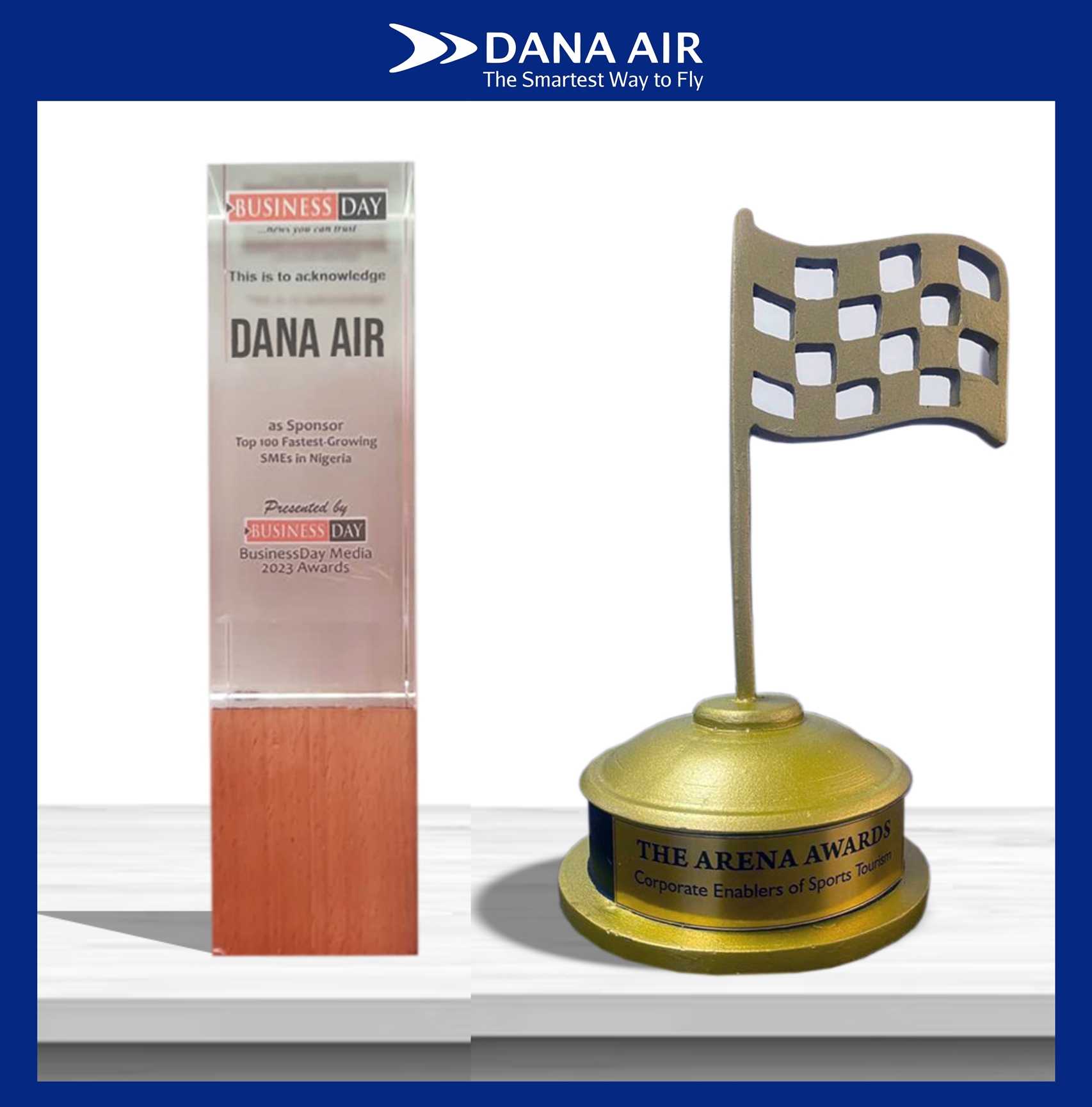 Dana Air honored for supporting SMEs, bags Corporate Sports Enabler award