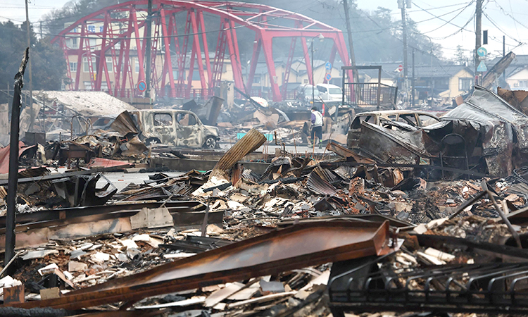 Amid continued aftershocks and reports of additional damages, the death toll due to a series of powerful earthquakes that struck the central Japanese prefecture of Ishikawa earlier this week, increased to 64 on Wednesday, with search and rescue efforts currently underway.