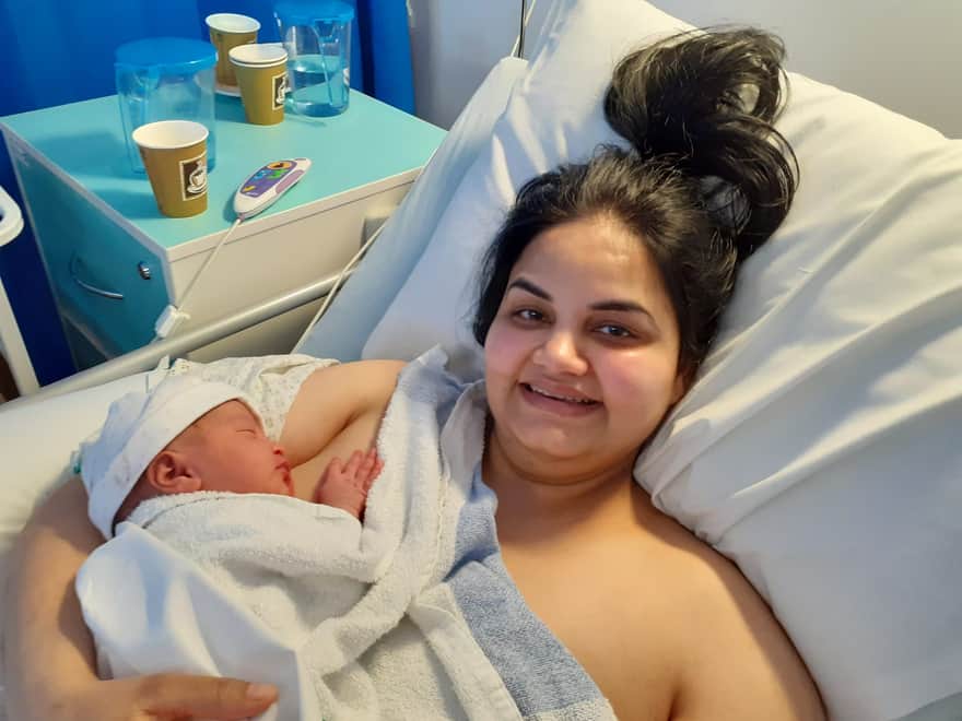 Woman gives birth on New Year's Day after nine miscarriages