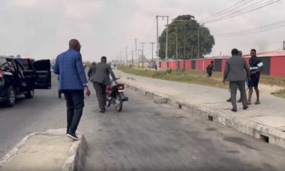 Gov Sanwo-Olu arrests soldier ridding motorcycle in one-way in Lagos
