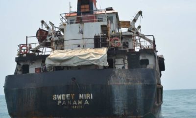 Army intercepts ship carrying 2million litres of stolen fuel to Benin Republic