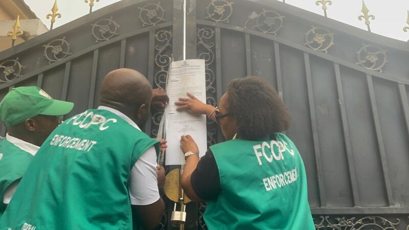 The Federal Competition and Consumer Protection Commission has sealed the Abuja-based Chinese supermarket located within the China General