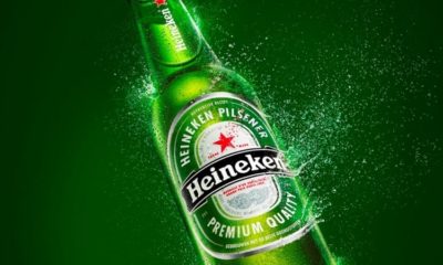 Heineken sold more beer than expected in the first quarter, reporting its first quarterly year-on-year growth in volumes in a year as it