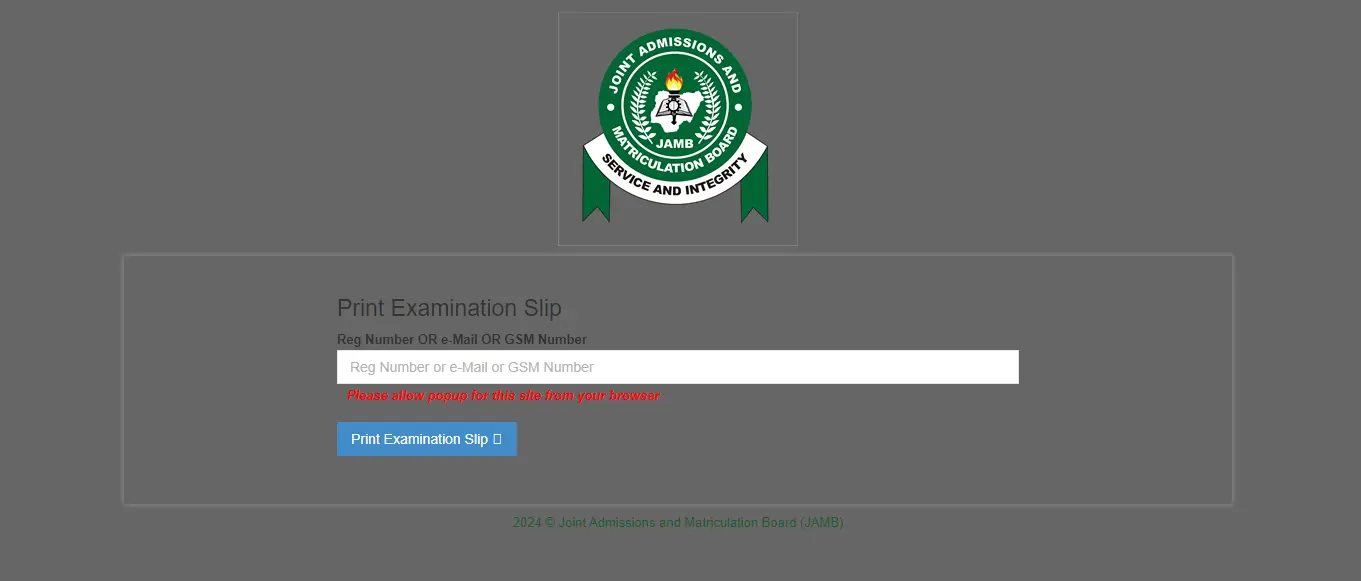 The Joint Admissions and Matriculation Board (JAMB) has directed candidates who registered for the 2024 Unified