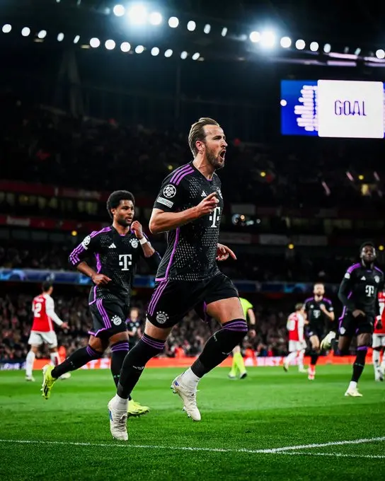 UCL: Bayern escape with 2-2 draw against Arsenal at Emirates