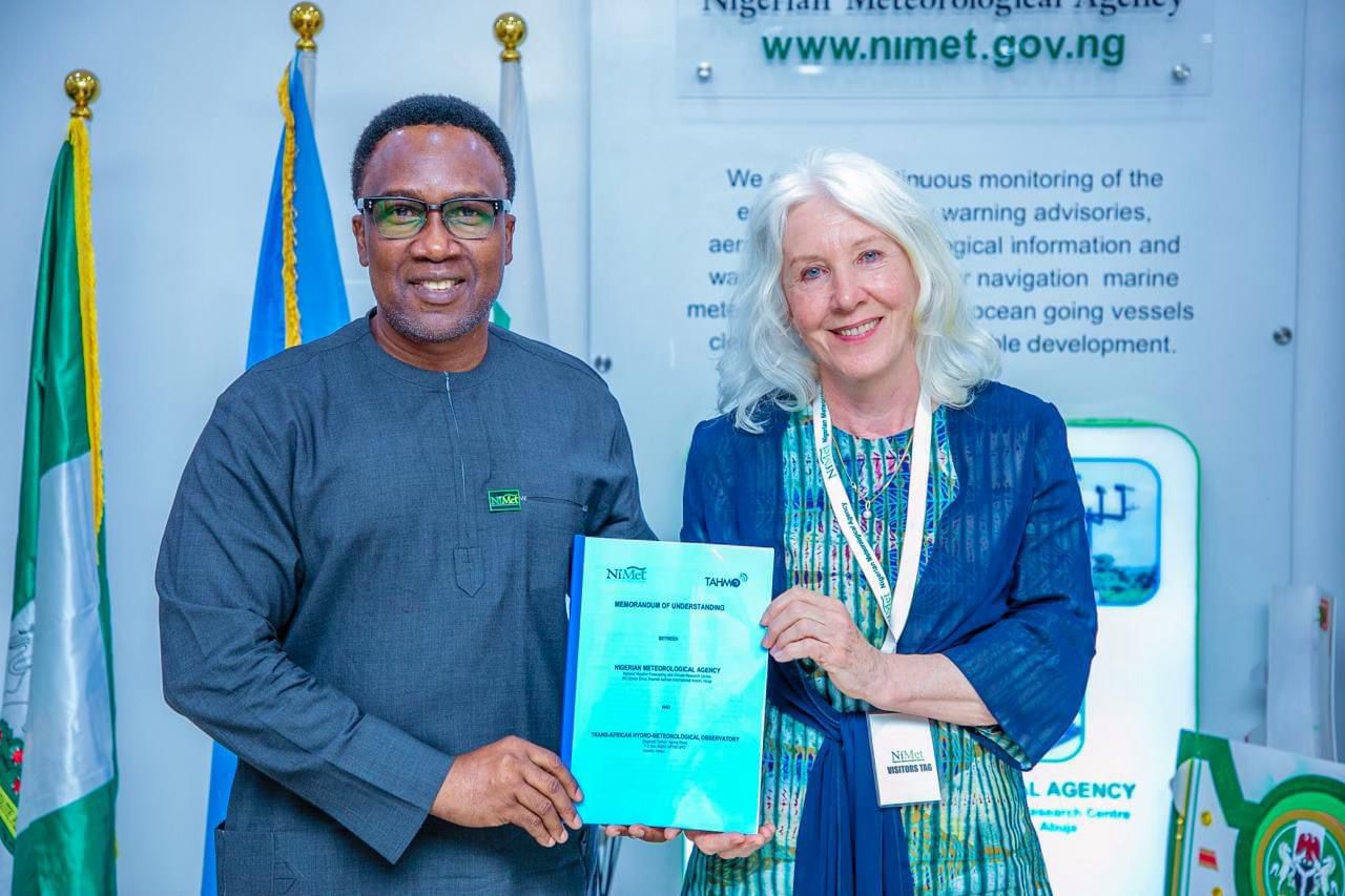 The Nigerian Meteorological Agency (NiMet), on Tuesday, 16th April, 2024, signed a memorandum of understanding (MoU) with the