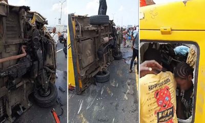 Two passengers have reportedly drowned after they fell into the lagoon from a commercial bus on Third Mainland Bridge in Lagos State.