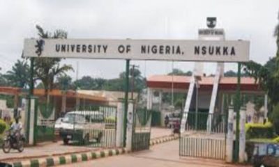 A lecturer of University of Nigeria Nsukka, UNN, has been caught pants down inside his office with a female married student.