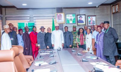 The Director General and Chief Executive Officer of the Nigerian Meteorological Agency (NiMet), Professor Charles Anosike, and aviation