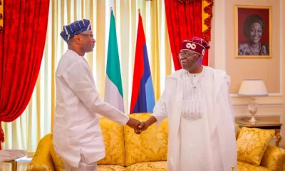 Photos: Otedola, Dangote visit President Tinubu in Lagos