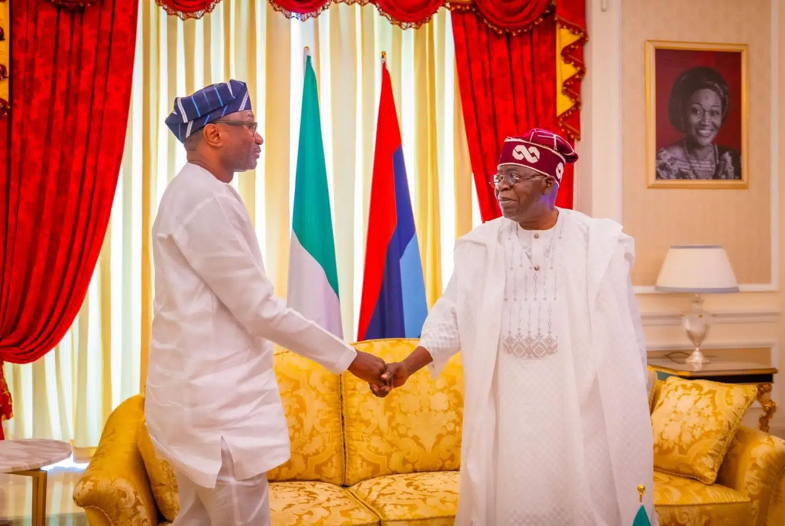 Photos: Otedola, Dangote visit President Tinubu in Lagos