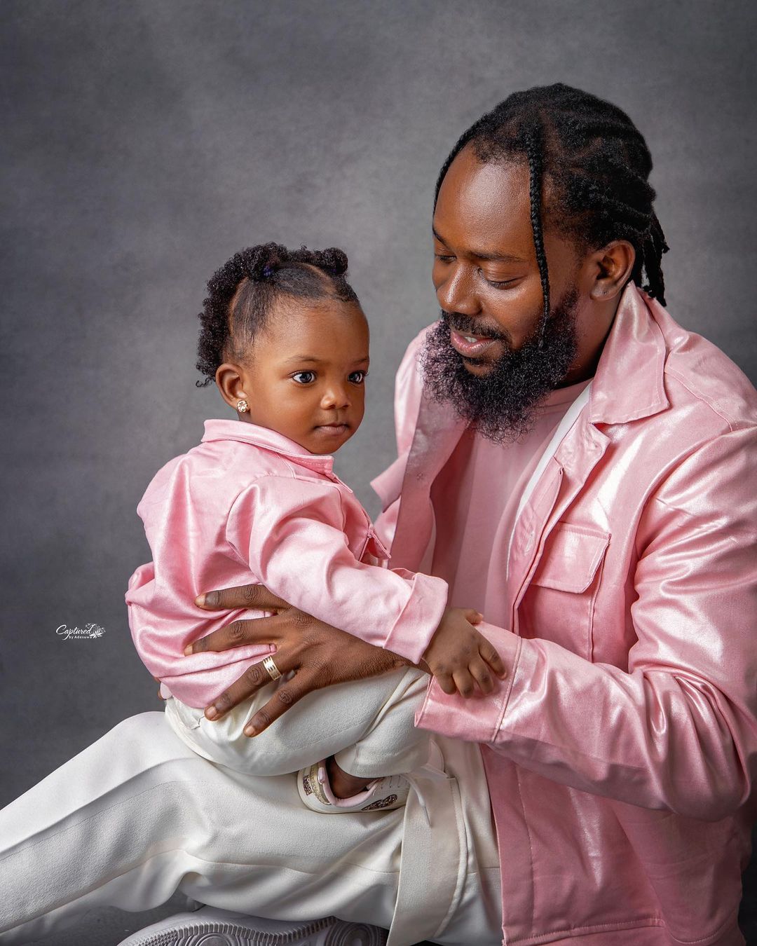 There’s nothing in this world I won’t do for you, Adekunle Gold celebrates daughter at four