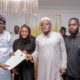 Governor Babajide Sanwo-Olu on Friday led members of his cabinet to the Agege home of the Speaker of the Lagos State House of