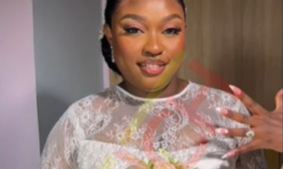 A Nigerian bride recounted how her pastor told her to remove her lashes during her church wedding. Jessica Okah, the bride, disclosed.