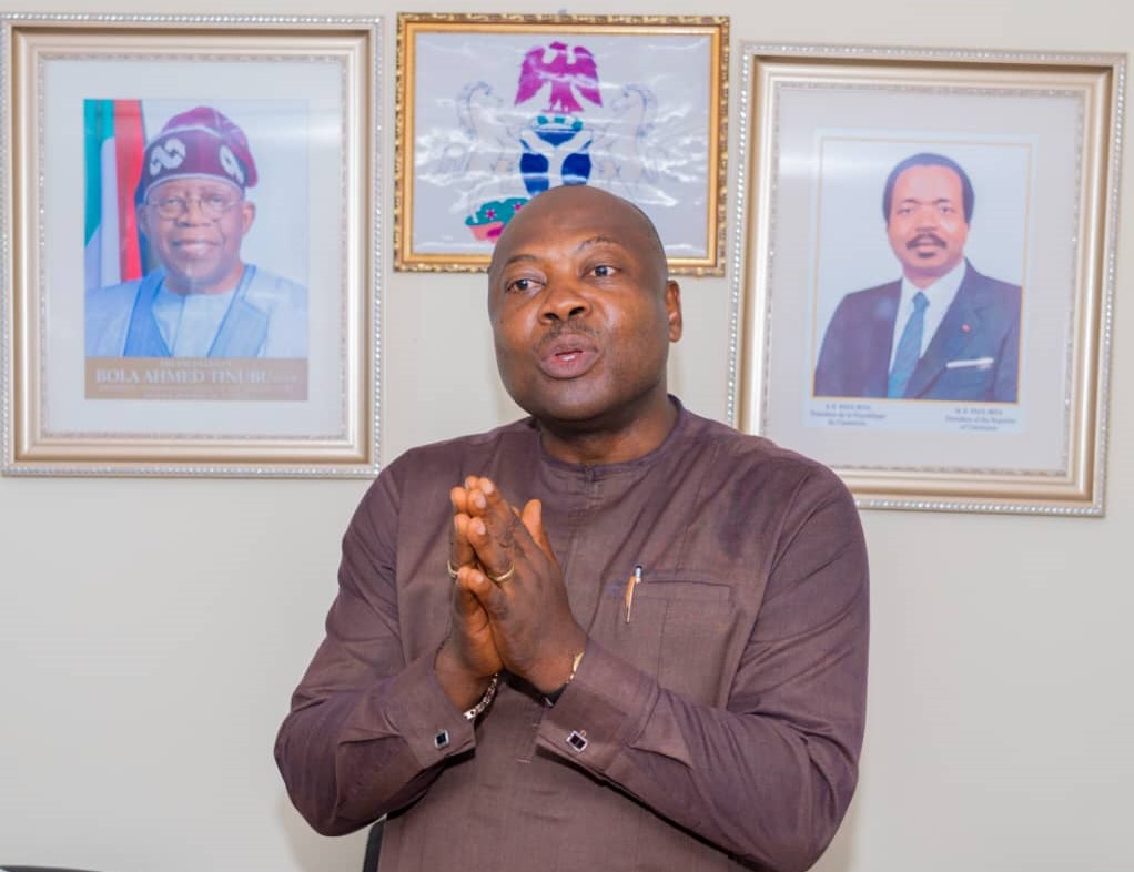 The newly appointed Consul-General of the Federal Republic of Nigeria overseeing Littoral & West Regions of Cameroon, Ambassador