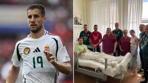 Hungary striker Varga leaves hospital after horror Euros injury
