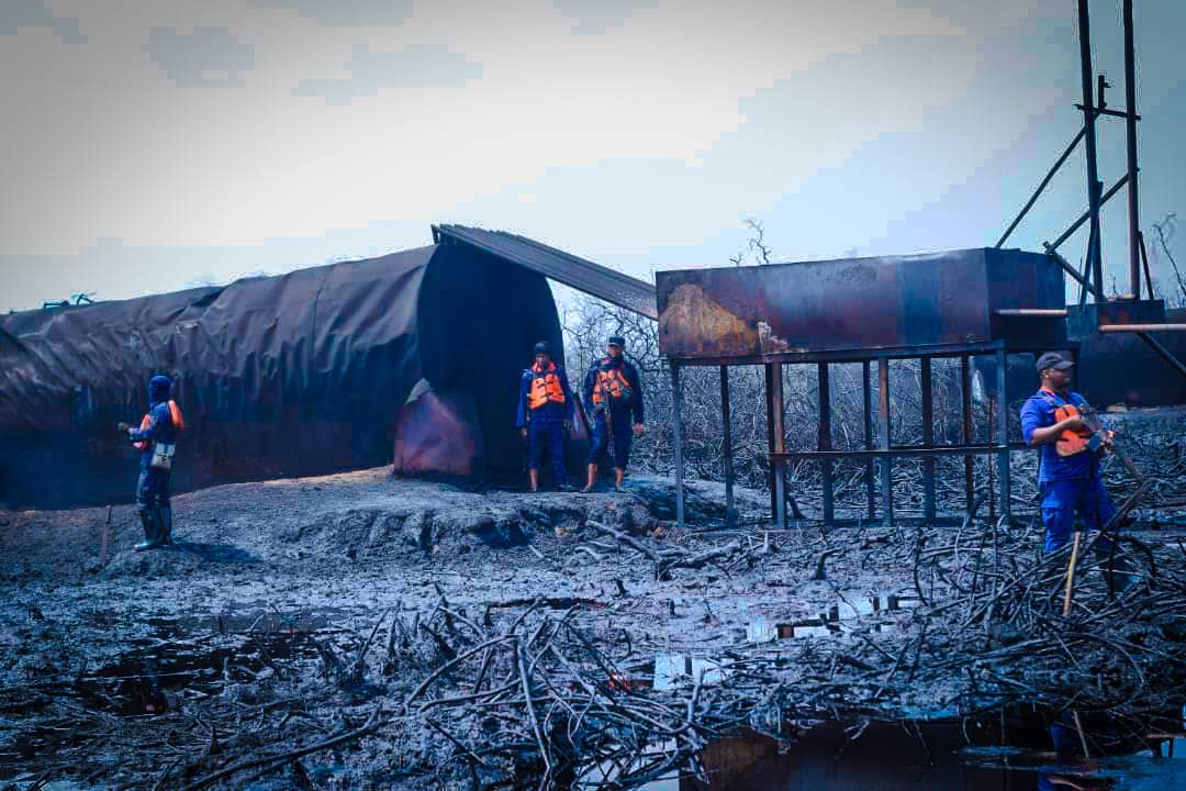 NSCDC bursts illegal refineries at Rivers cemeteries