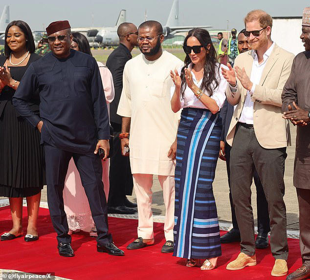 Prince Harry and his wife Meghan Markle have set the record straight, stating that their visit to Nigeria was to honour an invitation by