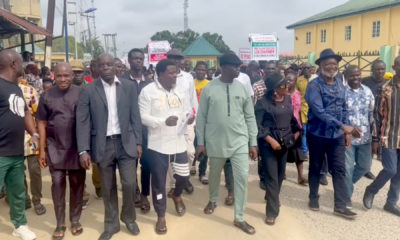 Rivers crisis: Ex-LG chairpersons flout police order, stage protests