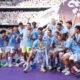 Manchester City, who last month won a fourth successive Premier League title, are suing the league over its financial rules, according to