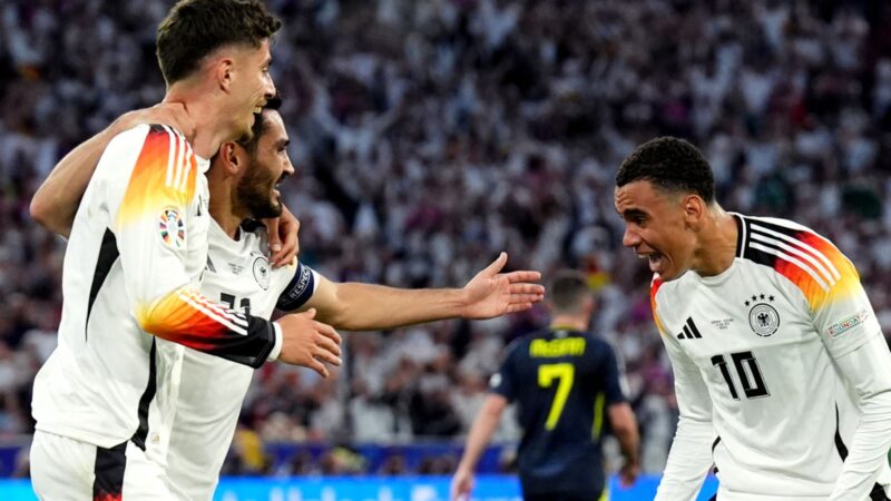 Germany 5-1 Scotland: Ten-player Scots humiliated