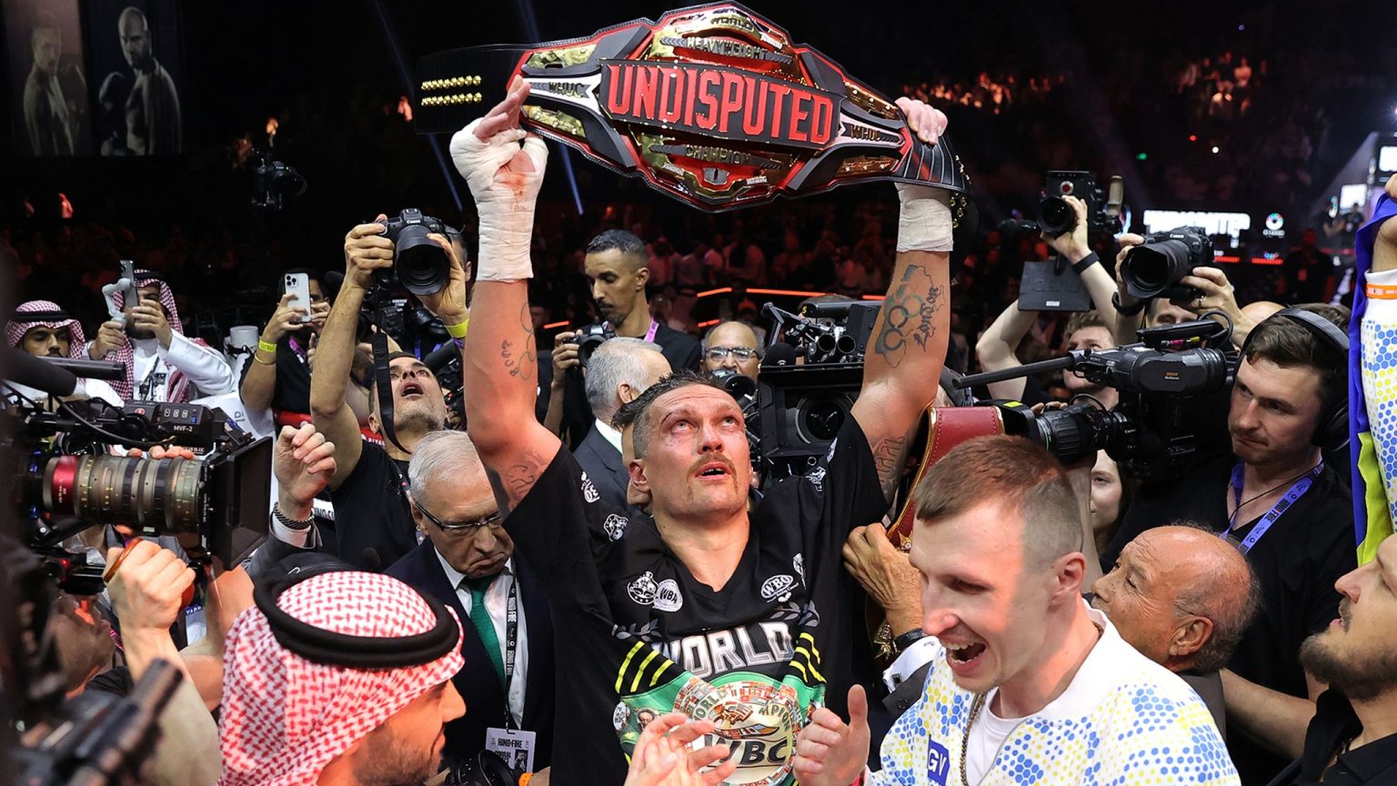 undisputed world heavyweight champion.