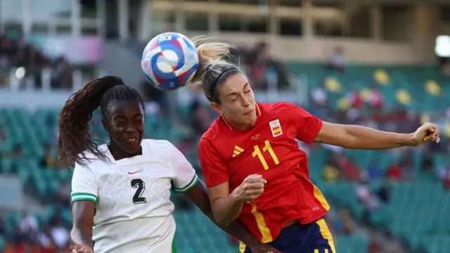 Paris 2024: Super Falcons lose 1-0 to Spain