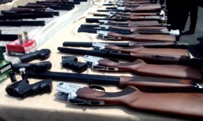 JUST IN: Customs parades N13.9bn arms impounded in Rivers