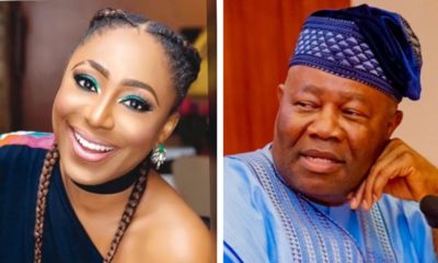 Famous Nigerian actress Dakore Egbuson-Akande has denied a report that she had an affair with the Senate president, Godswill Akpabio.