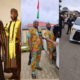 Reactions as Davido arrives Osun state with his wedding car gift