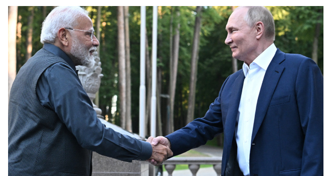 Modi, Putin Hold Talks Amid Outrage Over Ukraine Strikes