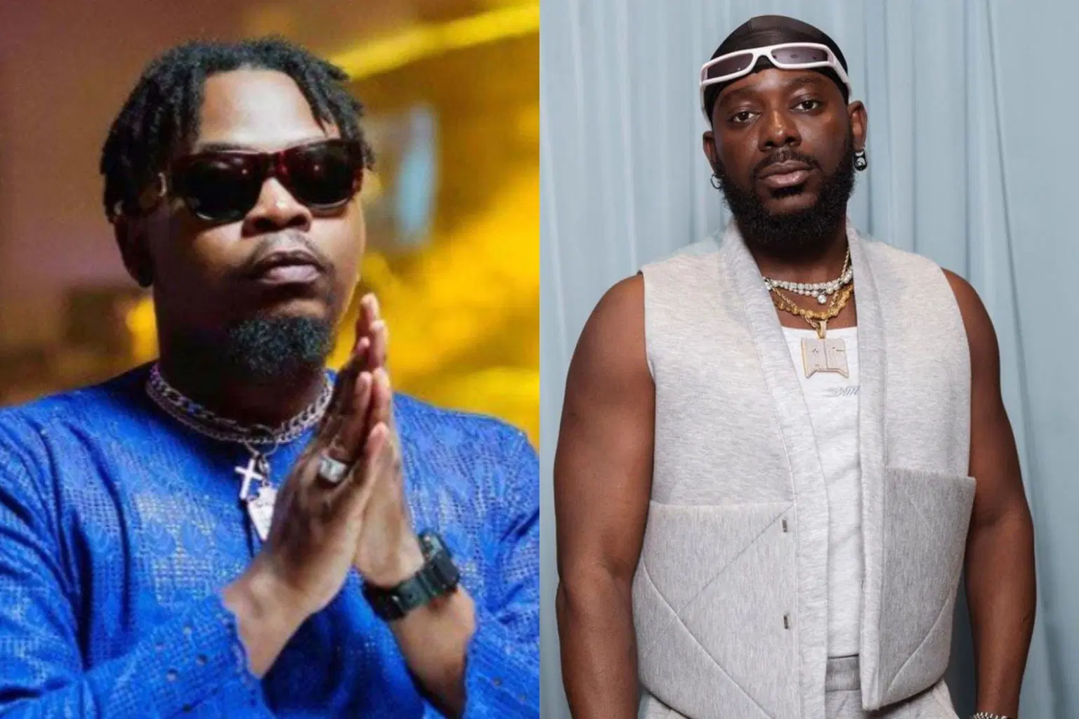 Thanks for giving me a chance – Adekunle Gold appreciates Olamide