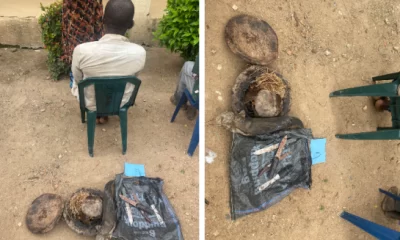 A 50-year-old herbalist, Kehinde Ganiyu, has been arrested for killing his Ghanaian friend, Emmanuel Collins, by cutting his throat to make