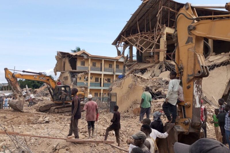 Substandard materials responsible for Jos school building collapse, says institute