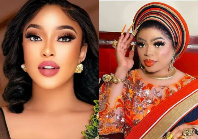 Bobrisky & Tonto Dikeh End Fight, Follow Each Other on Instagram