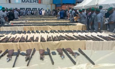 Arms centre to destroy N4bn weapons seized by Customs