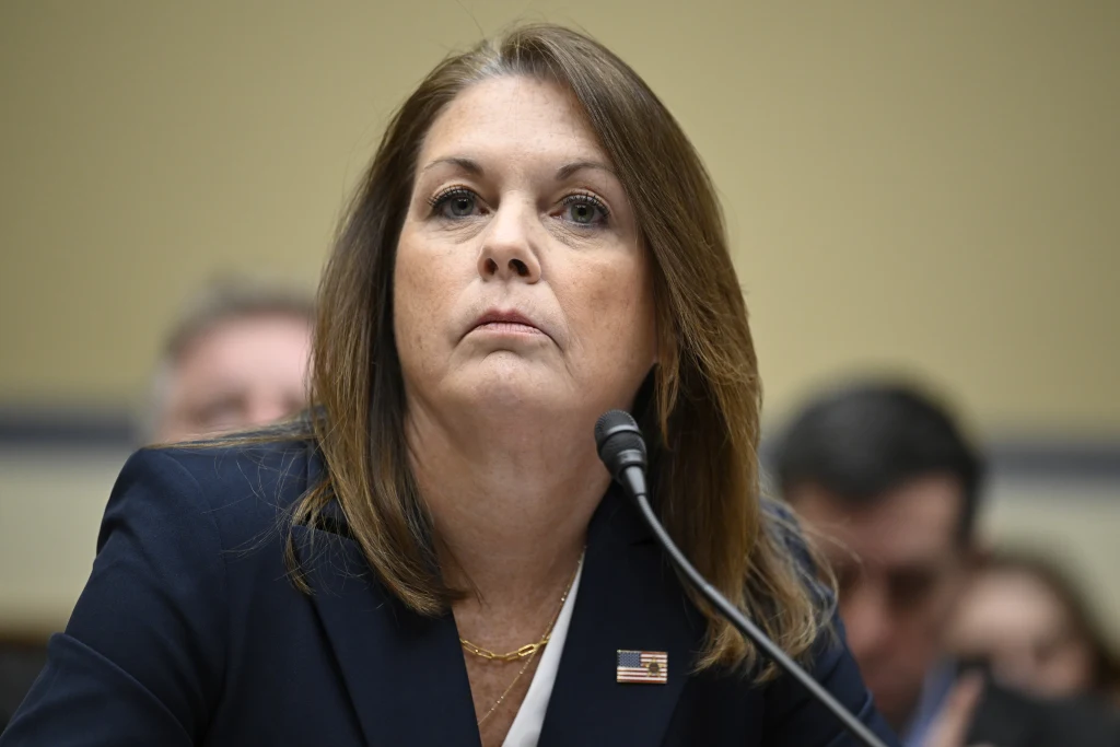 US Secret Service Director Kimberly Cheatle testifies before the House Oversight and Accountability Committee