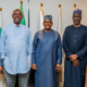 Gbenga Komolafe, Heineken Lokpobiri, d Aliko Dangote ,Mele Kyari and Farouk Ahmed