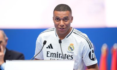 Real Madrid unveil Kylian Mbappe at a packed Bernabeu Stadium