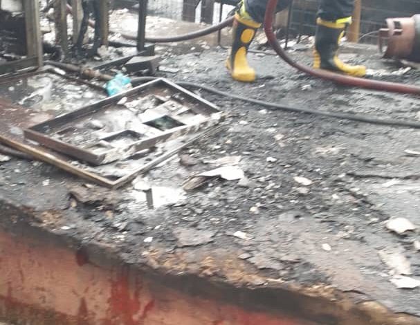 Fire Engulfs Fuel Station in Lagos