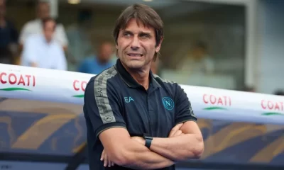 Napoli manager Antonio Conte apologised to fans