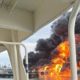 Russian ferry loaded with fuel fall in Ukrainian attack