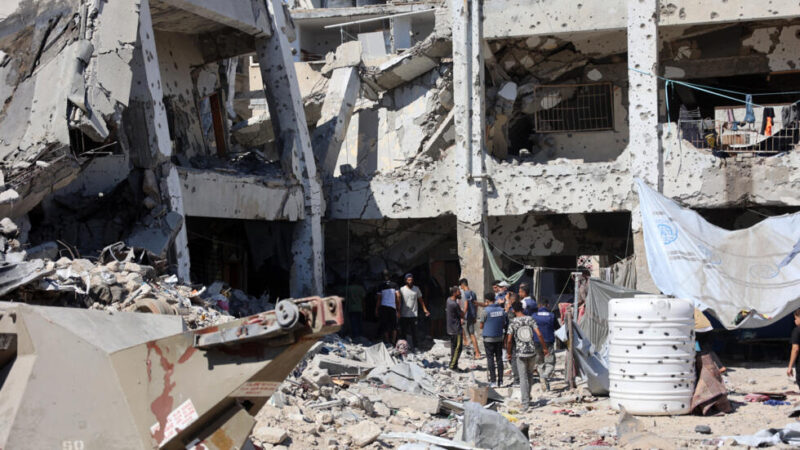 ‘100 killed’ as Israeli air strike hits Gaza school sheltering displaced people